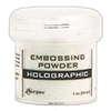 Holographic embossing powder